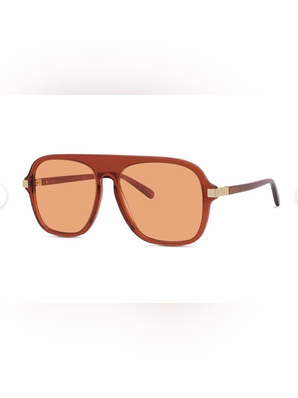 Stella McCartney SC4008I1 Oversized Sunglasses – Amber Brown